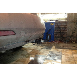 343066600001 WESTFALIA Фаркоп на Mazda CX-7 2007-2012. Невидимый вырез в бампере. Условно-съемный шар (на 2 болтах). Нагрузки 2000/85 кг, масса фаркопа 22 кг