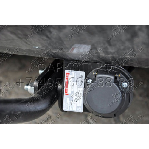 4526-A ORIS Фаркоп на Mazda CX-7 2007-2012 без выреза в бампере. Тип шара: A. Нагрузки: 1300/50 кг, масса фаркопа 21,1 кг (без электрики в комплекте)