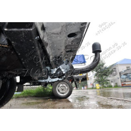 4371-A ORIS Фаркоп на Nissan X-Trail T31 2007-2015 без выреза в бампере. Тип шара: A. Нагрузки: 1500/75 кг, масса фаркопа 22,4 кг (без электрики в комплекте)