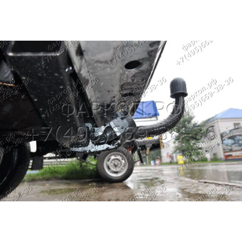 4371-A ORIS Фаркоп на Nissan X-Trail T31 2007-2015 без выреза в бампере. Тип шара: A. Нагрузки: 1500/75 кг, масса фаркопа 22,4 кг (без электрики в комплекте)