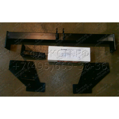 4153-F ORIS Фаркоп на Mitsubishi L200 2007-2014, L200 Triton 2019-2023 без выреза в бампере. Тип шара: F. Нагрузки: 1500/75 кг, масса фаркопа 31,9 кг (без электрики в комплекте)