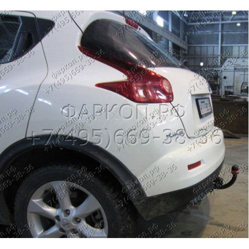 4372-A ORIS Фаркоп на Nissan Juke 4WD 2013-2019. Необходима подрезка бампера. Тип шара: A. Нагрузки: 1000/50 кг, масса фаркопа 23,2 кг (без электрики в комплекте)
