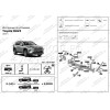 F.5717.001 BERG Фаркоп на Toyota RAV4 2019-2025, Suzuki Across 2020-2025, Toyota Venza 2020-2024 (cборка США) без снятия и подрезки бампера. Тип шара: A. Нагрузки: 2000/100 кг, масса фаркопа 16 кг (без электрики в комплекте)