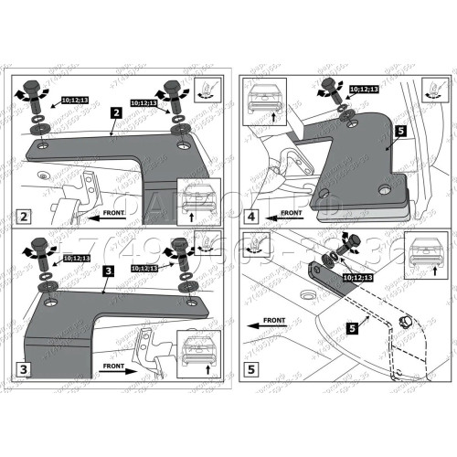 F.5717.001 BERG Фаркоп на Toyota RAV4 2019-2025, Suzuki Across 2020-2025, Toyota Venza 2020-2024 (cборка США) без снятия и подрезки бампера. Тип шара: A. Нагрузки: 2000/100 кг, масса фаркопа 16 кг (без электрики в комплекте)