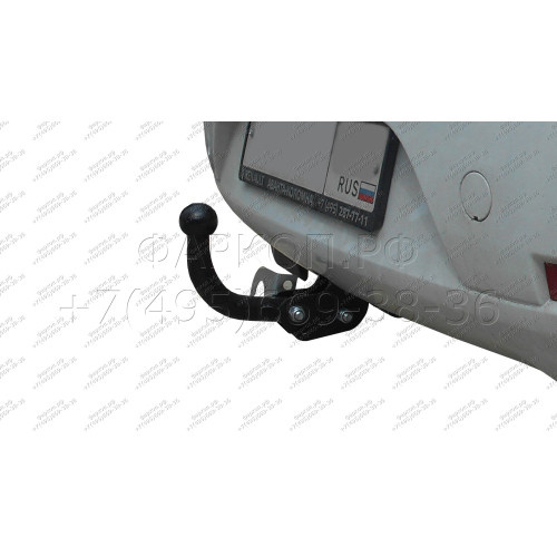 9031 Трейлер Фаркоп для Renault Sandero 2014-2022, Renault Sandero Stepway 2014-2022. Требуется подрезка бампера. Тип шара: A. Нагрузки: 1000/50 кг, масса фаркопа 14,6 кг (без электрики в комплекте)