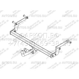 RN 07 AVTOS Фаркоп на Renault Duster 2010-2015, 2015-2019, Dacia Duster 2010-2015, 2015-2019 без подрезки бампера. Тип шара: A. Нагрузки: 1250/75 кг, масса фаркопа 14 кг (без электрики 
