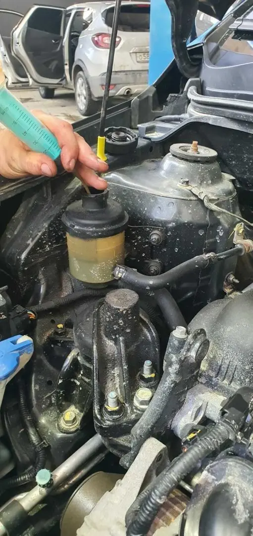 Замена масла на Kia Rio Замена масла на Kia Rio