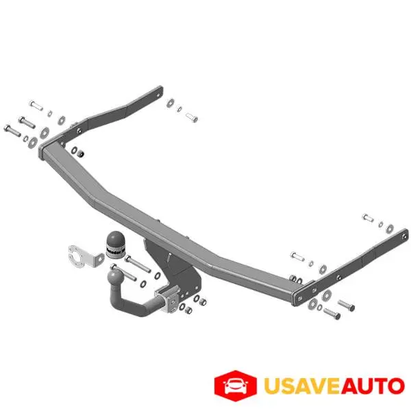 MOTODOR Фаркоп с оцинкованным шаром Renault Megane III хетчбек 2008/12-2016, Renault Scenic 2 2003-2 MOTODOR Фаркоп с оцинкованным шаром Renault Megane III хетчбек 2008/12-2016, Renault Scenic 2 2003-2