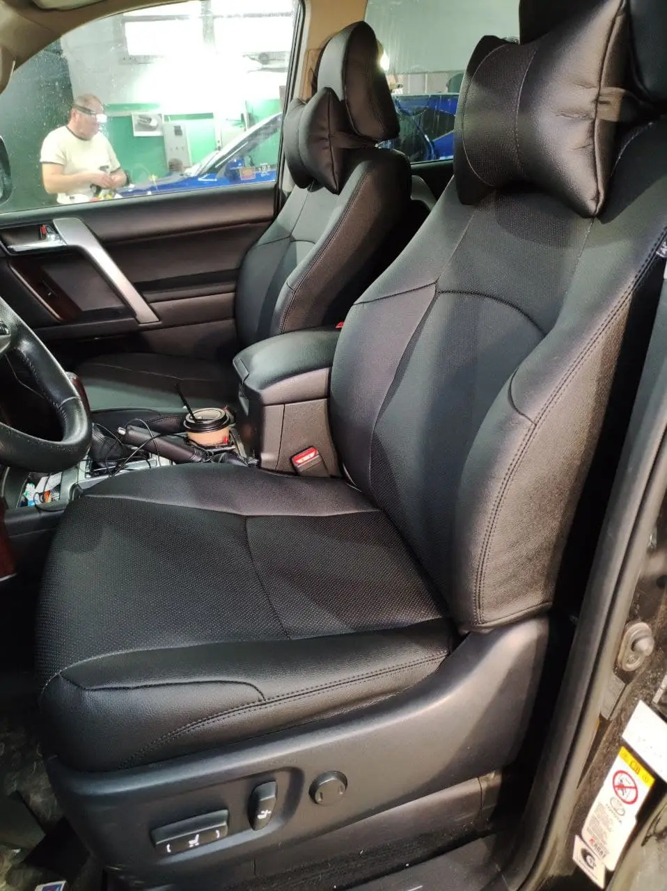 Чехлы Inter Toyota Land Cruiser Prado 150 + дверные карты