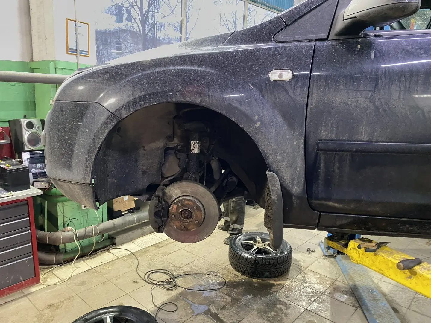 Заклинивание суппорта тормозной системы