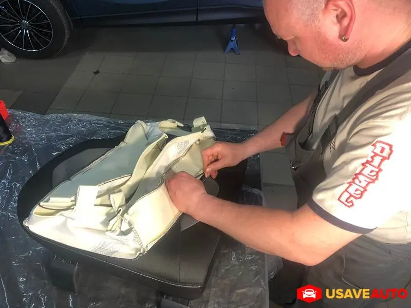 Установка чехлов на Lada Granta 2018 Установка чехлов на Lada Granta 2018