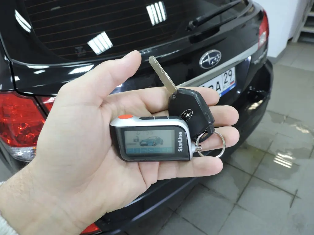 Установка сигнализации с автозапуском