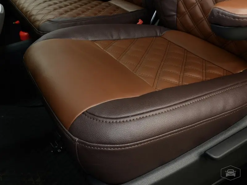 Установка чехлов от компании Прочехлы на VW Caravelle