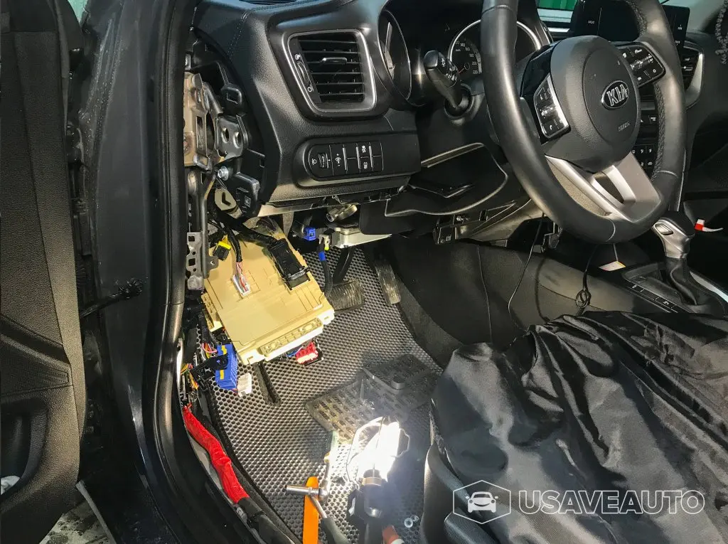 Установка сигнализации с автозапуском