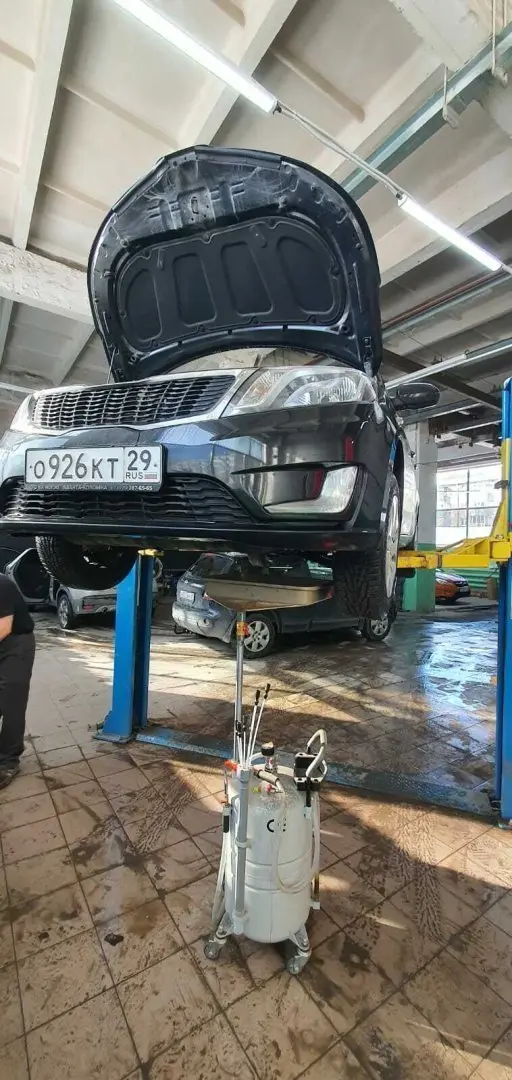 Замена масла на Kia Rio Замена масла на Kia Rio