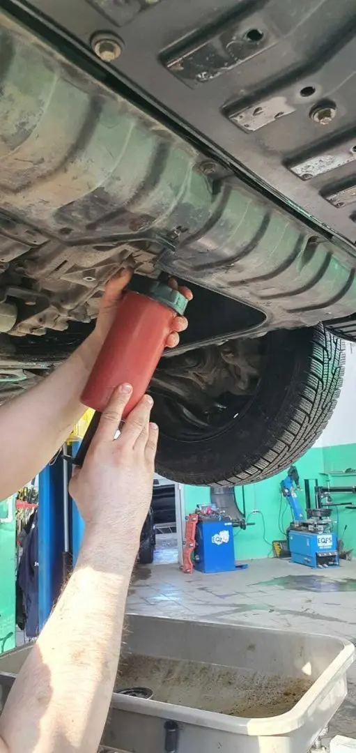 Замена масла на Kia Rio Замена масла на Kia Rio