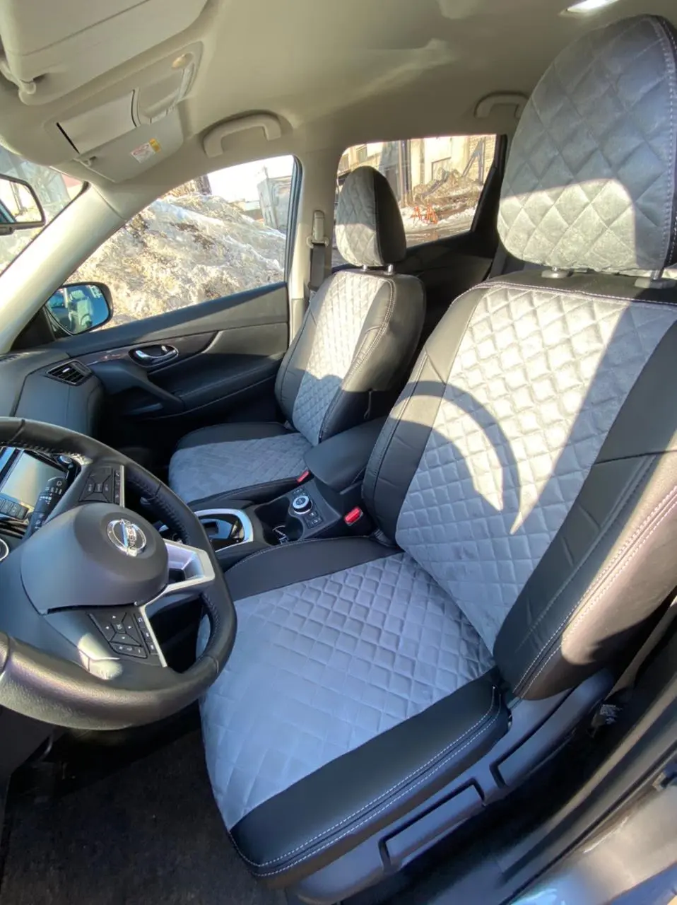 Nissan X-trail  чехлы Автопилот Алькантара