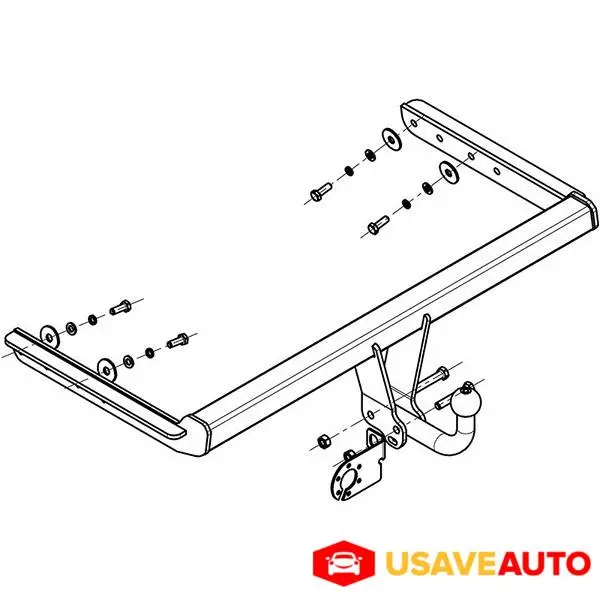 AVTOS Фаркоп Ford Focus I седан/хетчбек 1998-2004