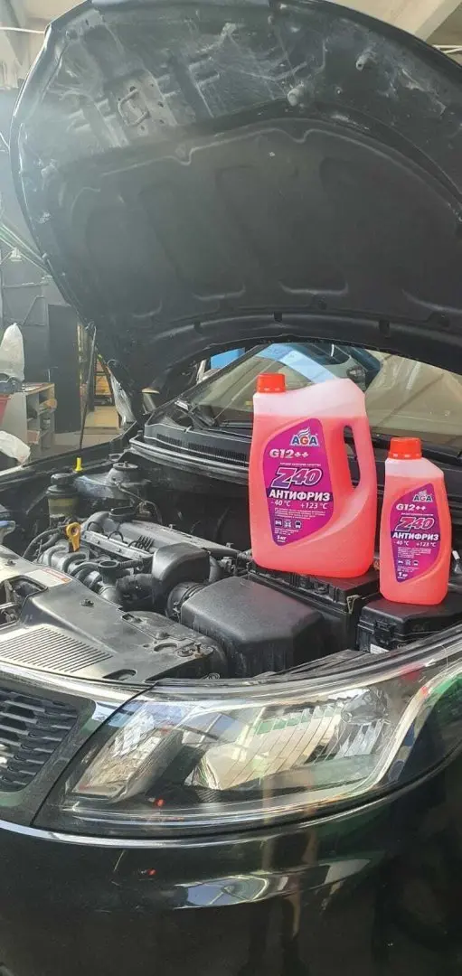 Замена масла на Kia Rio Замена масла на Kia Rio