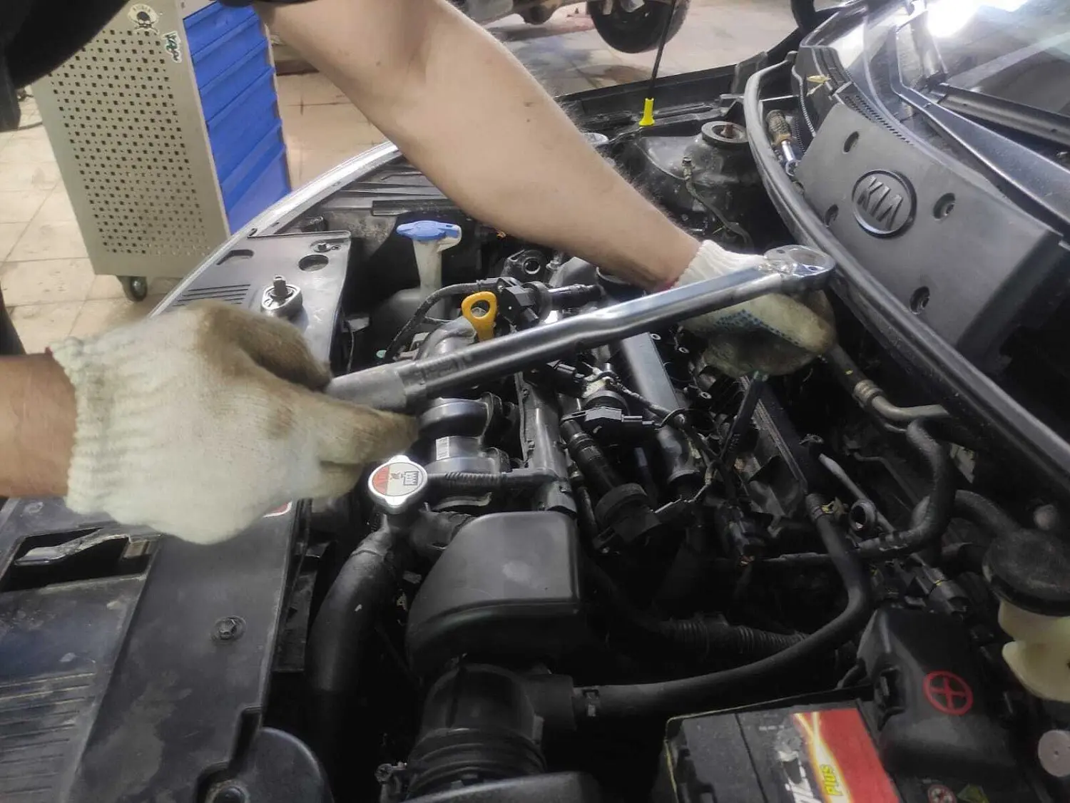 Замена свечей зажигания