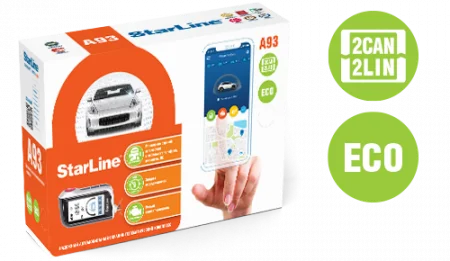 Сигнализация с автозапуском StarLine A93 v2 2CAN+2LIN ECO