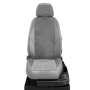 AVTOLIDER1 Авточехлы для Skoda Rapid 2 с 2020-н.в. лифтбек Задняя спинка 40 на 60, сиденье единое, передний подлокотник, задний подлокотник (молния), 5-подголовников